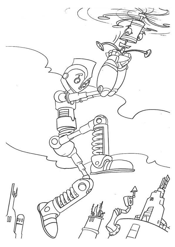Robots coloring pages