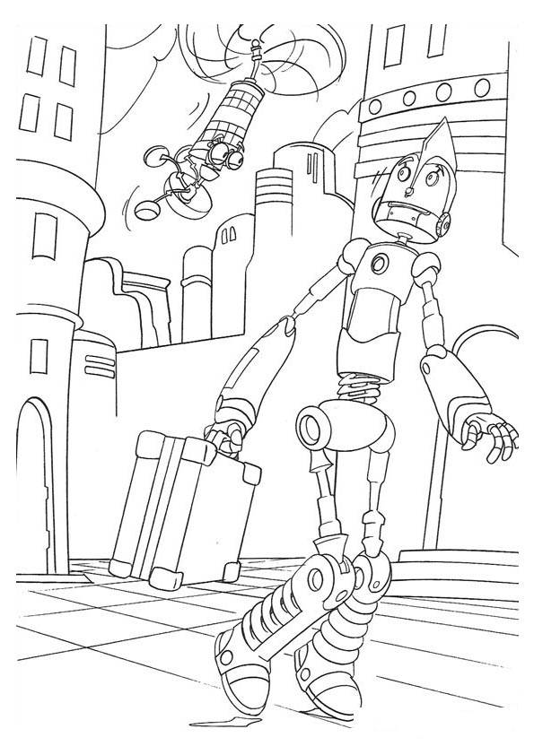 Robots coloring pages