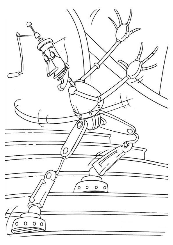 Robots coloring pages