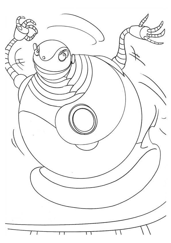 Robots coloring pages