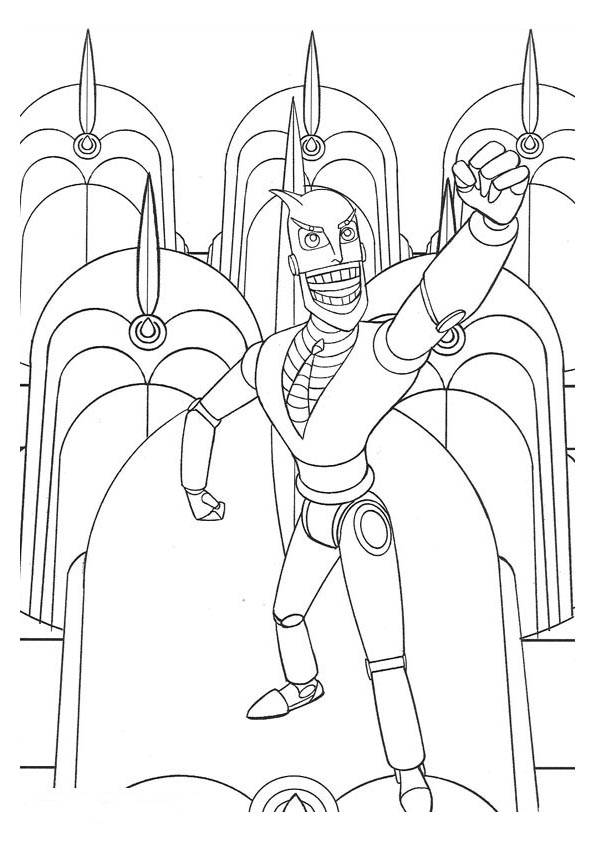 Robots coloring pages