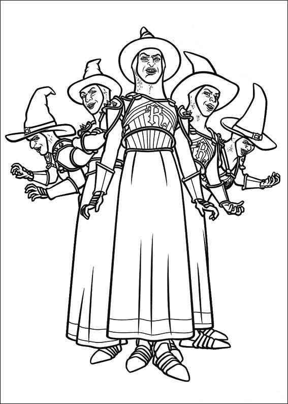 Shrek 4 coloring pages