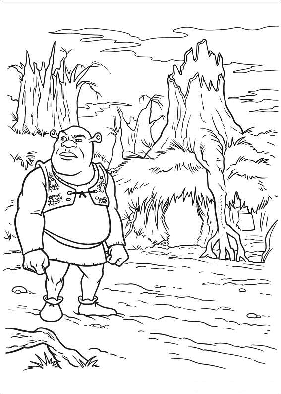 Shrek 4 coloring pages