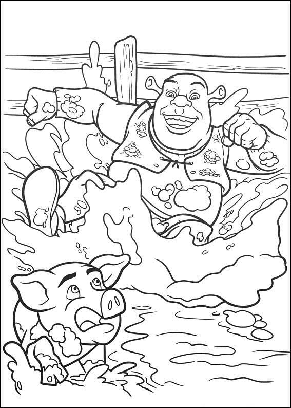 Shrek 4 coloring pages