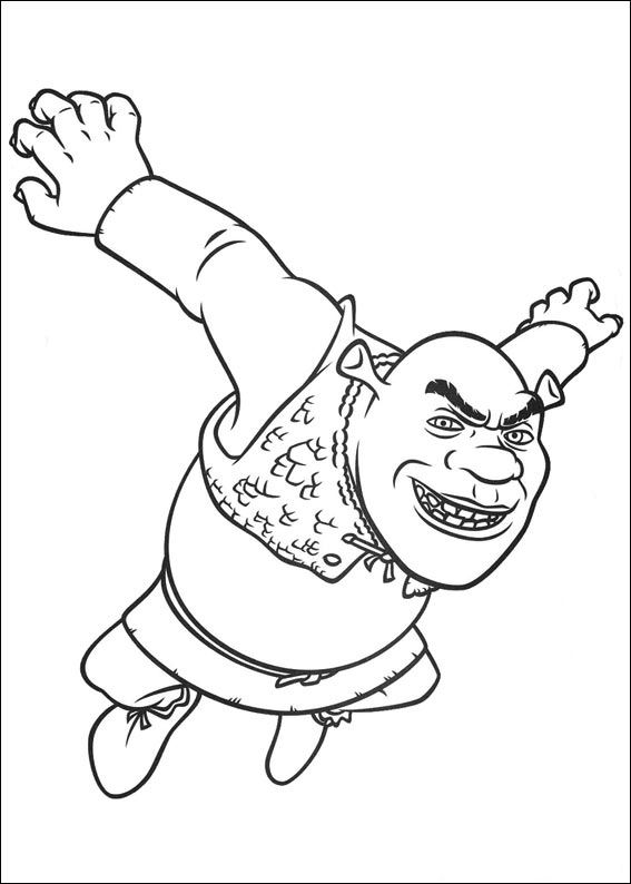 Shrek 4 coloring pages