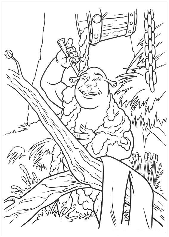 Shrek 4 coloring pages