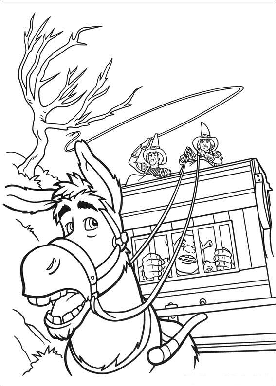 Shrek 4 coloring pages