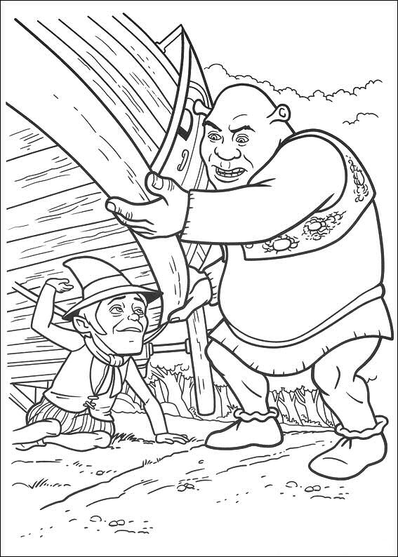 Shrek 4 coloring pages