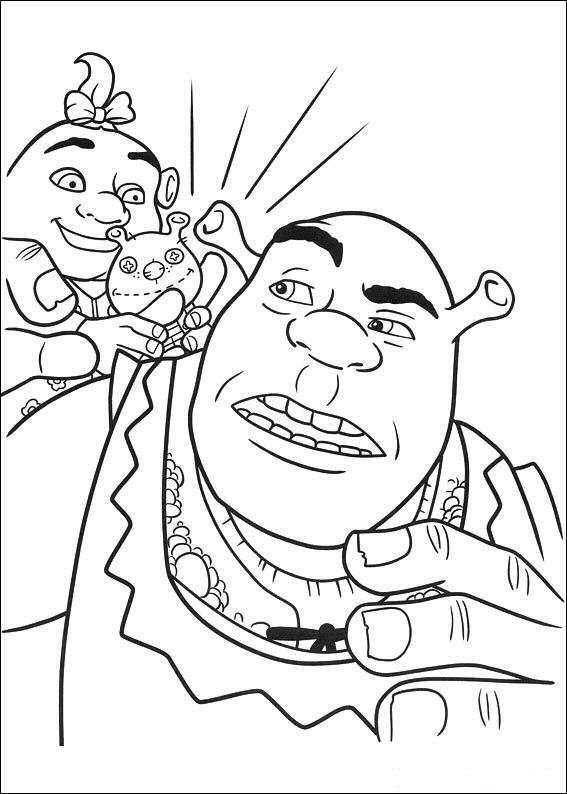 Shrek 4 coloring pages