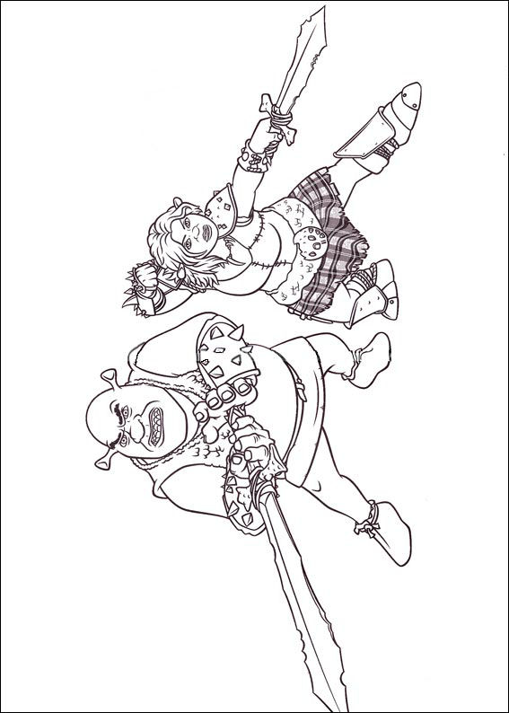 Shrek 4 coloring pages