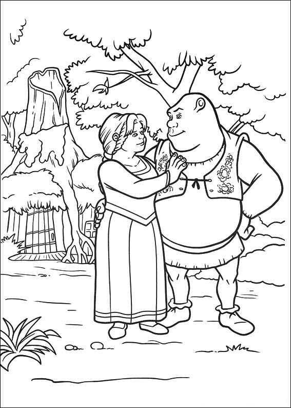 Shrek 4 coloring pages