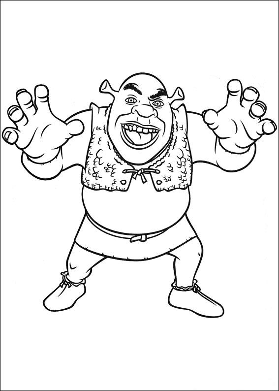 Shrek 4 coloring pages