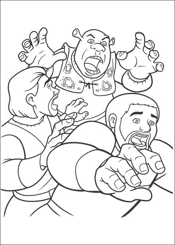 Shrek 4 coloring pages