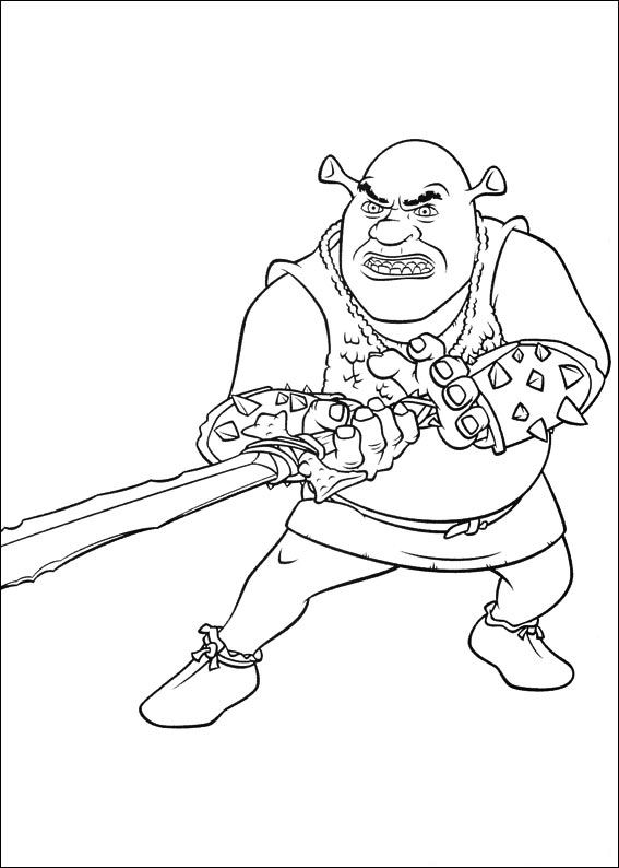 Shrek 4 coloring pages