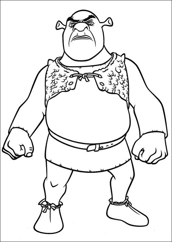 Shrek 4 coloring pages