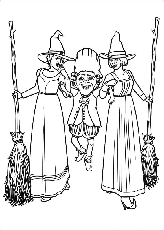 Shrek 4 coloring pages