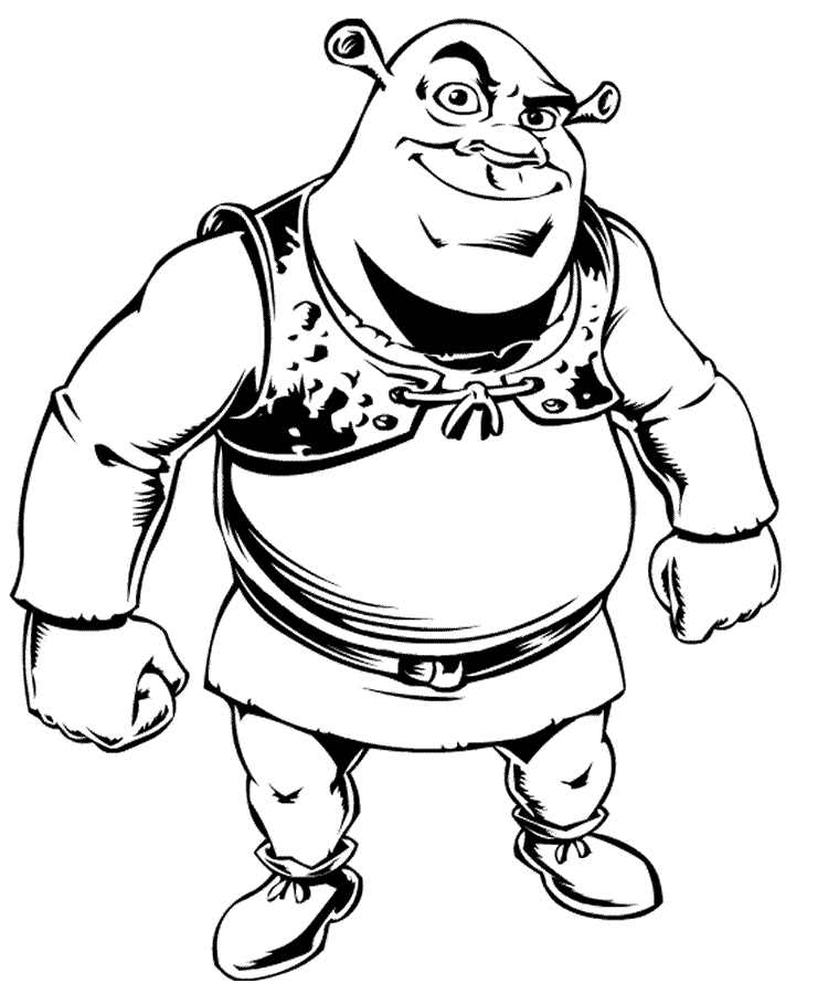 Shrek coloring pages