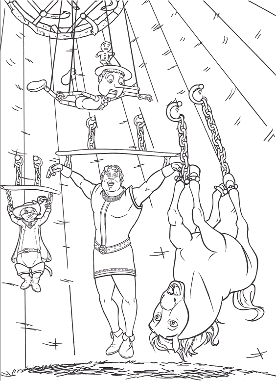 Shrek coloring pages