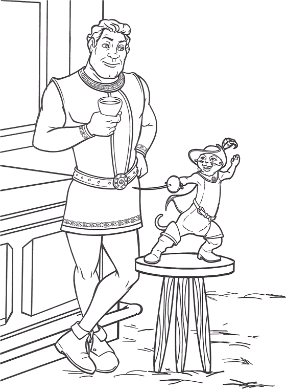 Shrek coloring pages