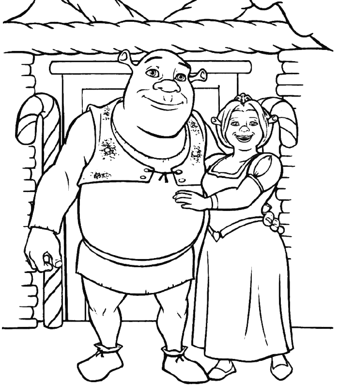 Shrek coloring pages