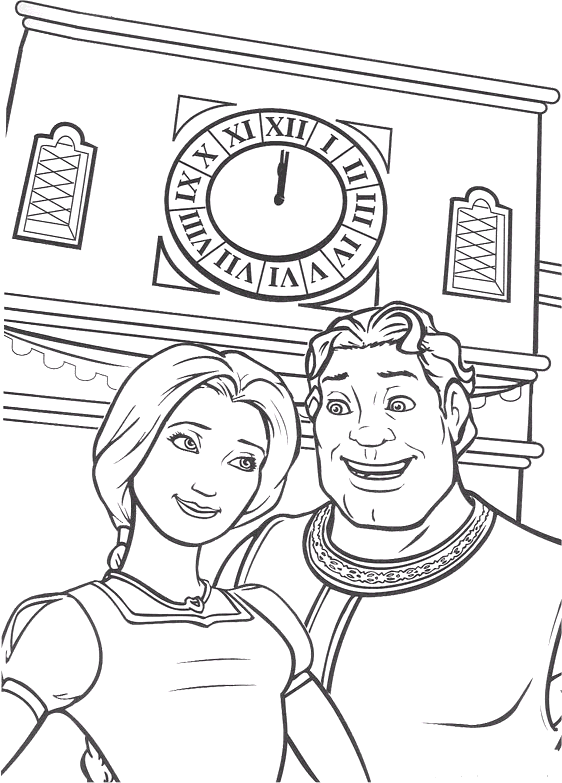 Shrek coloring pages