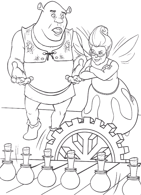 Shrek coloring pages