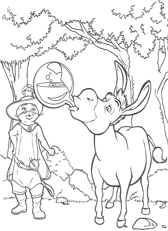 Shrek coloring pages