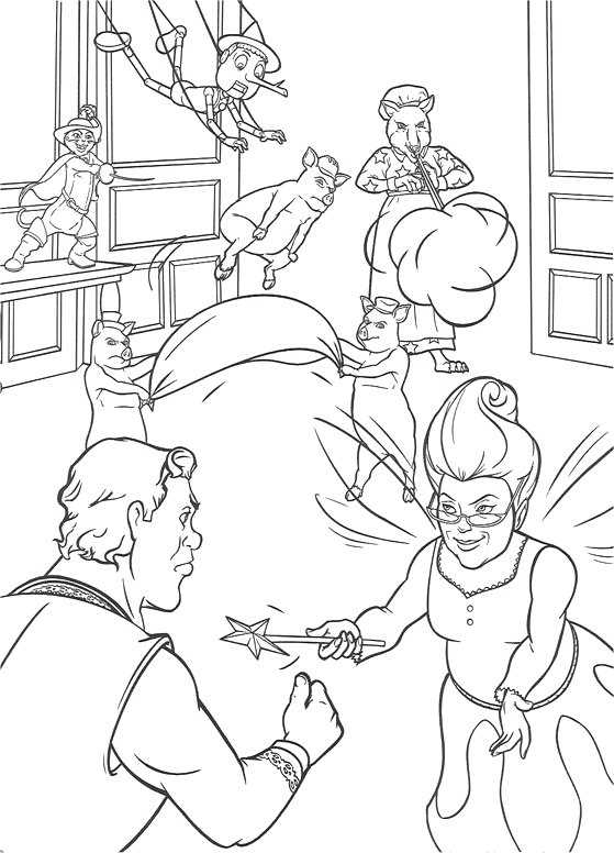 Shrek coloring pages