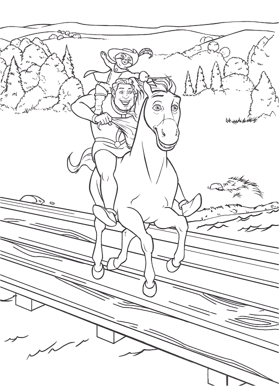 Shrek coloring pages