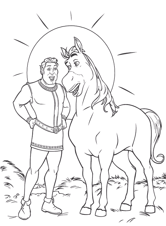 Shrek coloring pages