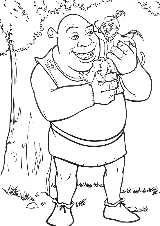 Shrek coloring pages