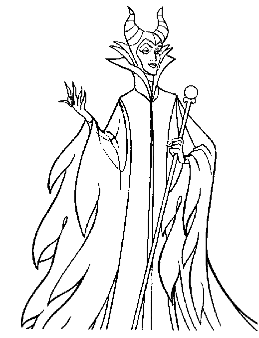 Sleeping beauty coloring pages