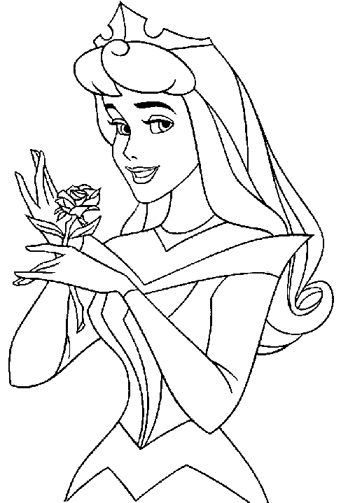 Sleeping beauty coloring pages