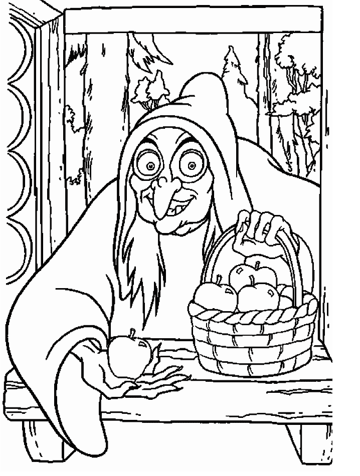 Snowwhite coloring pages