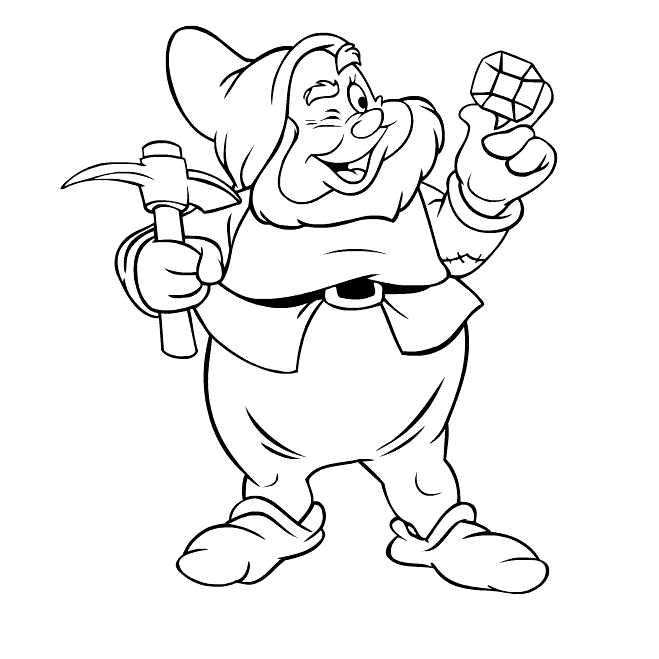 Snowwhite coloring pages