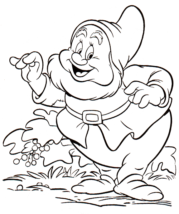 Snowwhite coloring pages