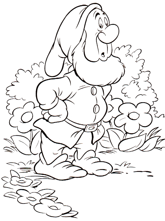 Snowwhite coloring pages