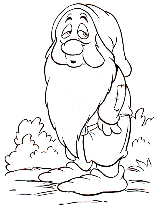 Snowwhite coloring pages