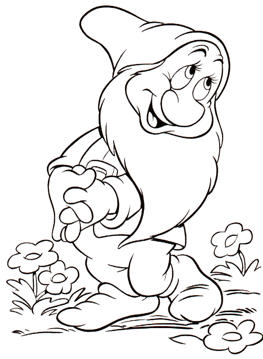 Snowwhite coloring pages