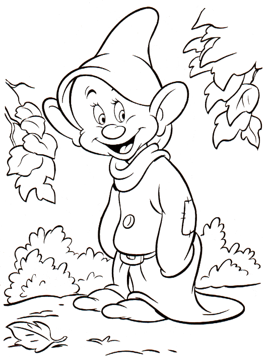 Snowwhite coloring pages