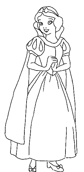 Snowwhite coloring pages