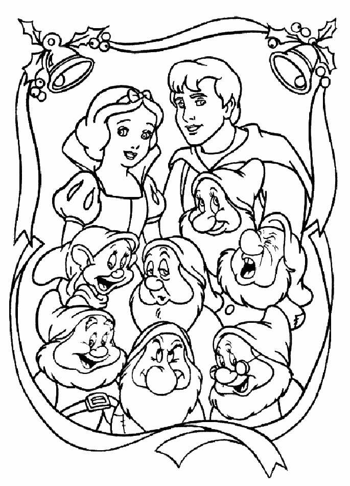 Snowwhite coloring pages