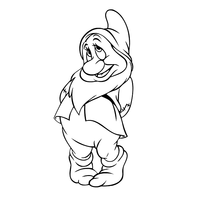 Snowwhite coloring pages