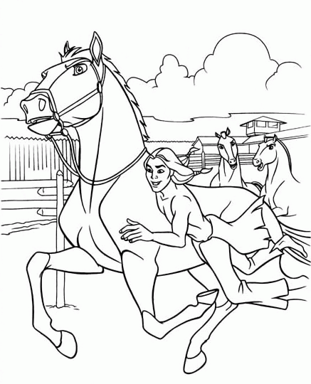 Spirit coloring pages