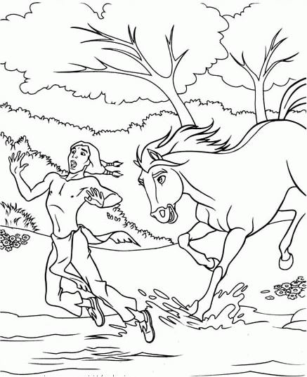 Spirit coloring pages