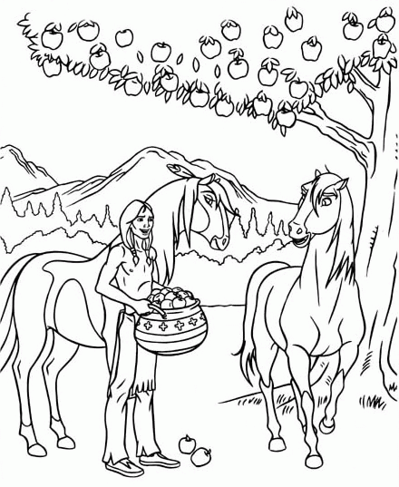 Spirit coloring pages