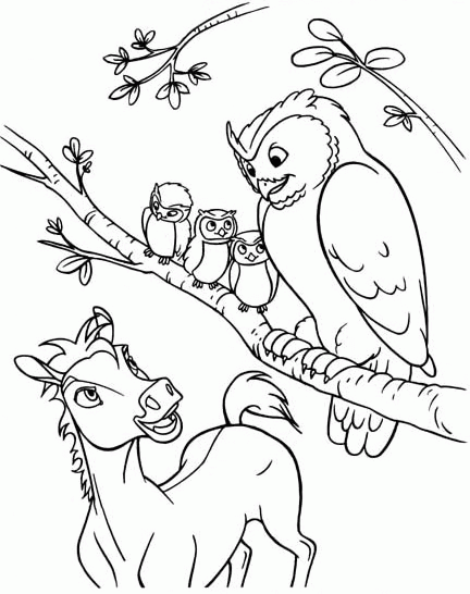 Spirit coloring pages