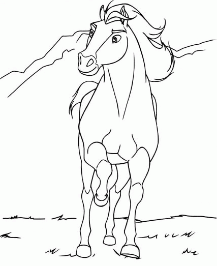 Spirit coloring pages