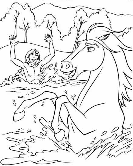 Spirit coloring pages