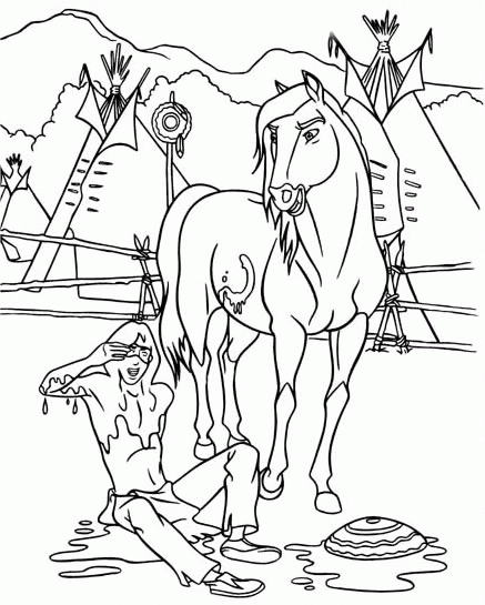 Spirit coloring pages